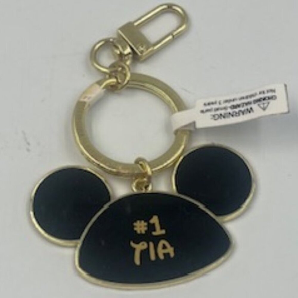 NEW Disney‎ Mickey Ears Hat Keychain #1 Tia NWT